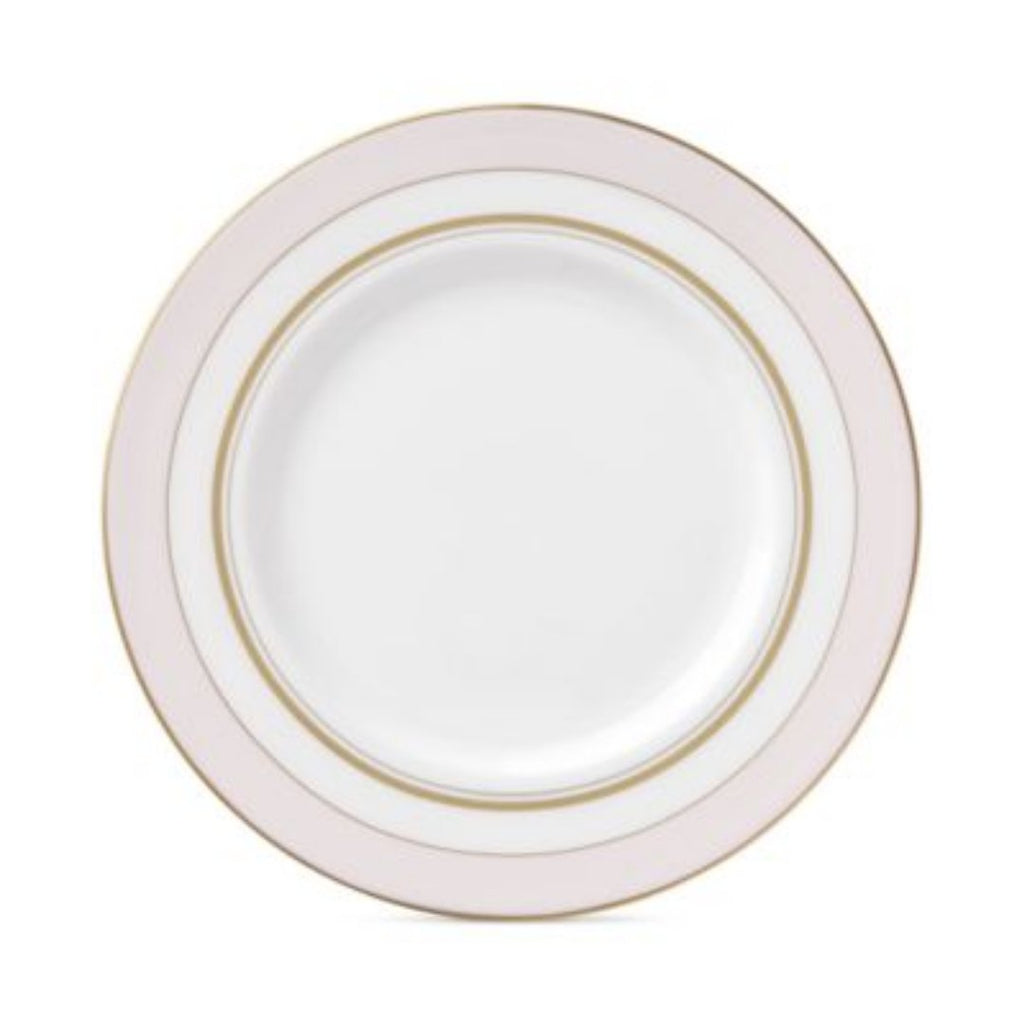 Kate Spade Quinlan Street Accent Plate, Pink - Skyline Home Collection
