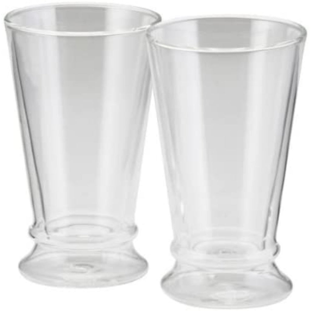 BonJour 12 Oz Insulated Latte Cup, Set of 2, Clear - TRIONI Treats