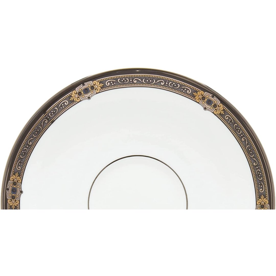Lenox Vintage Jewel Saucer, WHITE - Skyline Home Collection