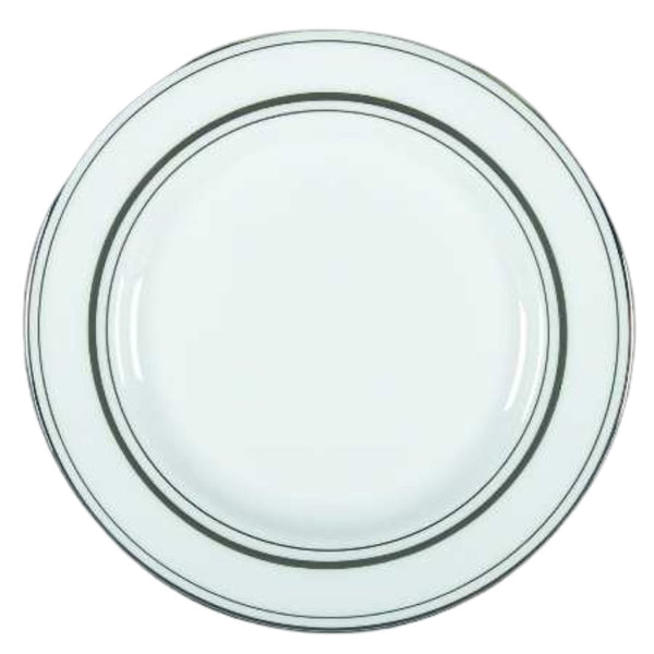 KATE SPADE Library Lane Platinum Bread Butter, Salad, and Dinner Plate - Skyline Home Collection