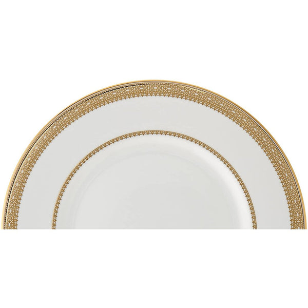 Wedgwood Vera Wang Lace Gold Accent Plate, 9" - Skyline Home Collection