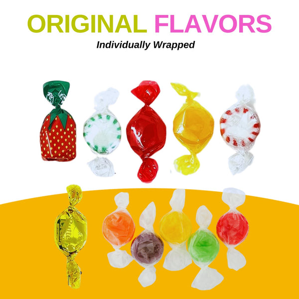 TRIONI Old Fashioned Individually Wrapped Hard Candy - 11 Assorted Flavors - TRIONI Treats