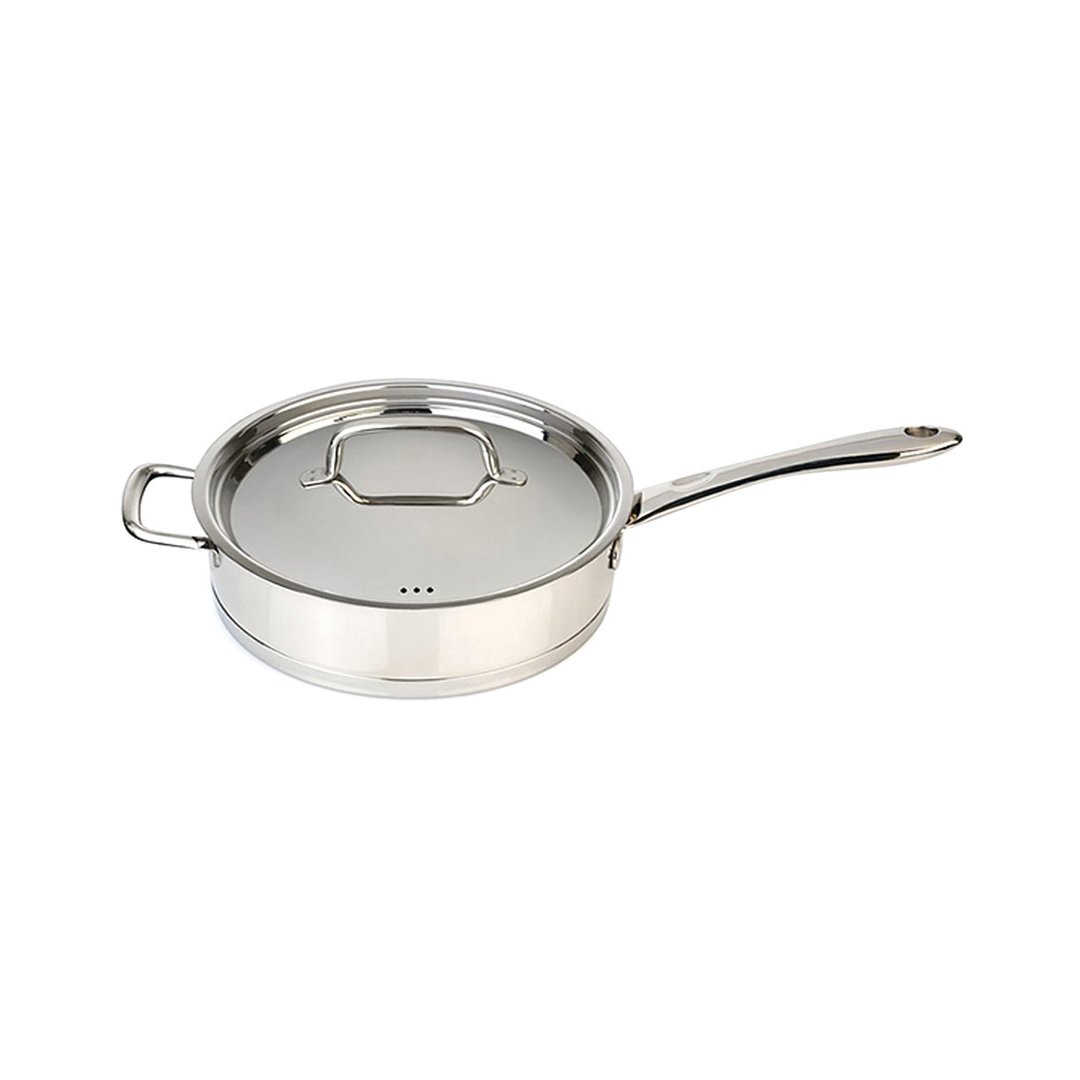 BergHOFF Premium 10 Deep Skillet Silver