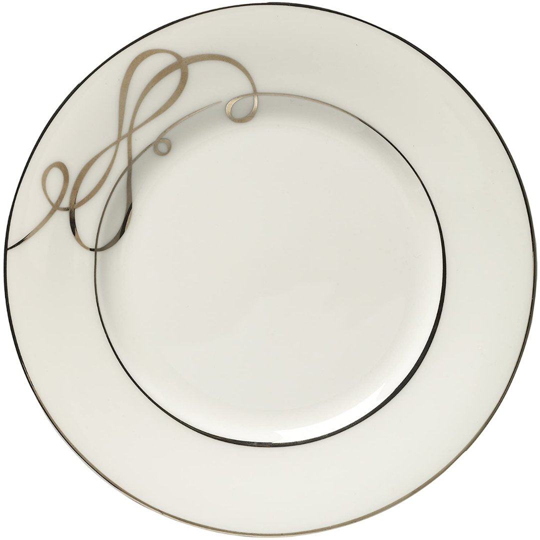 Mikasa Love Story Bread Plate, 7-Inch - Skyline Home Collection