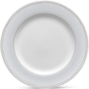 Noritake Linen Road Dinner Plate, 10 1/2" in White - Skyline Home Collection