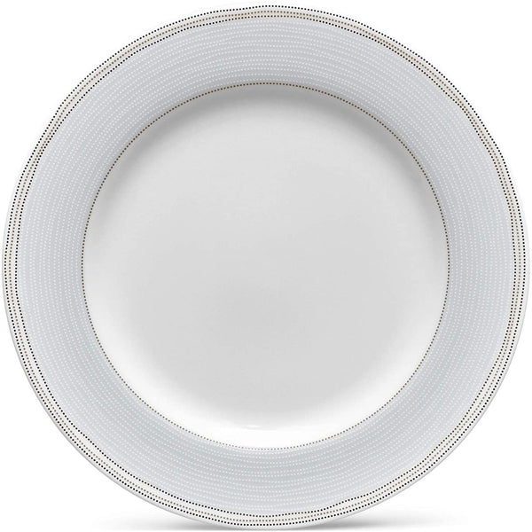 Noritake Linen Road Dinner Plate, 10 1/2" in White - Skyline Home Collection