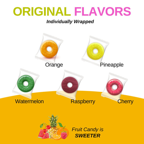 Life savers 5 Flavors Fruity Individually Wrapped Hard Candy - TRIONI Treats