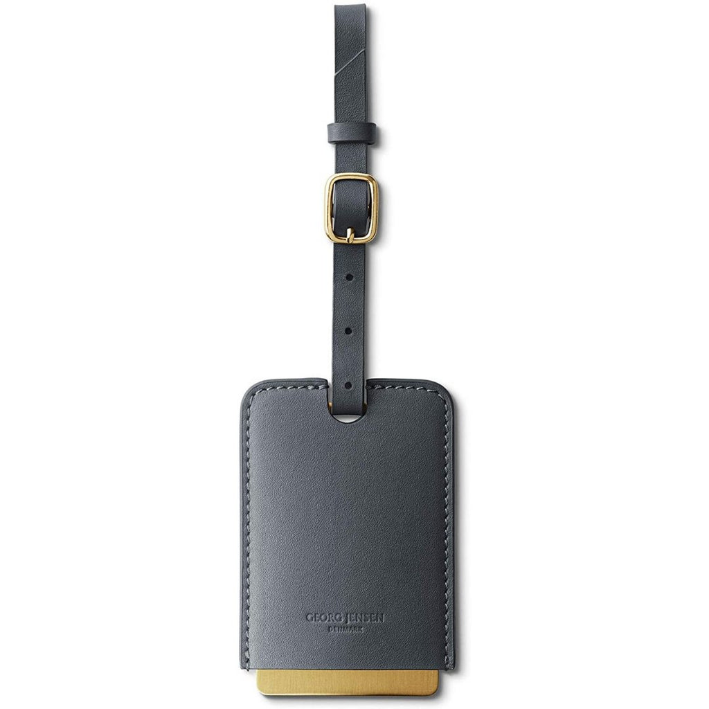 Georg Jensen Women's Shades Leather Travel Tag - Grey - TRIONI Treats