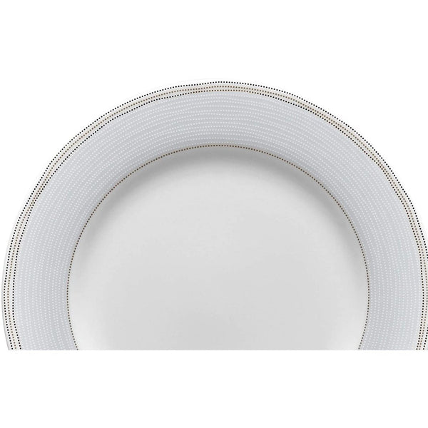 Noritake Linen Road Dinner Plate, 10 1/2" in White - Skyline Home Collection