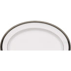 Noritake Austin Platinum Oval Platter, 14-Inch - Skyline Home Collection