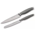 Rachael Ray 2pc Stainless Steel Utility Knife Set Gray - Skyline Home Collection