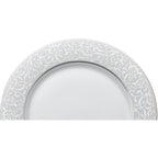 Mikasa Parchment Dinner Plate, 10.75-Inch, White - Skyline Home Collection
