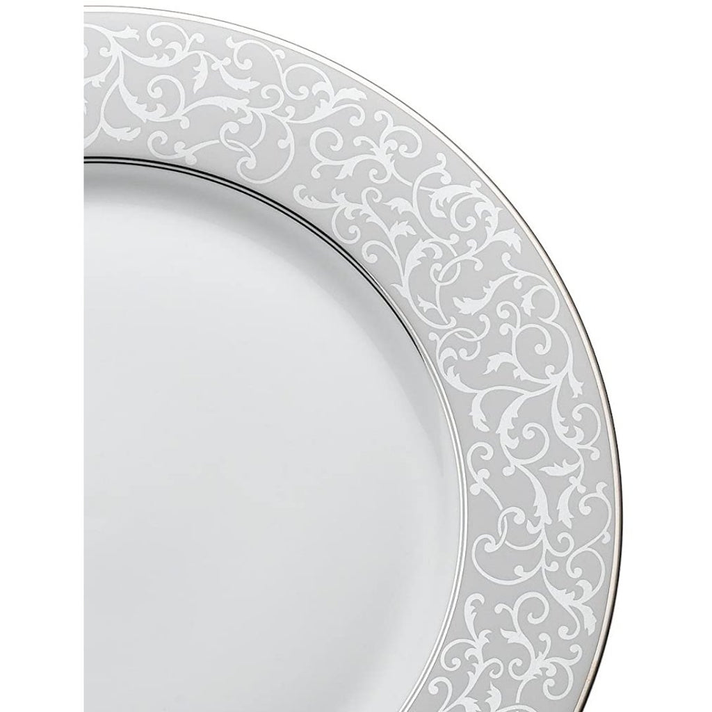 Mikasa Parchment Dinner Plate, 10.75-Inch, White - Skyline Home Collection