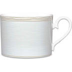 Noritake Linen Road Cup, 8 1/2 oz in White - Skyline Home Collection