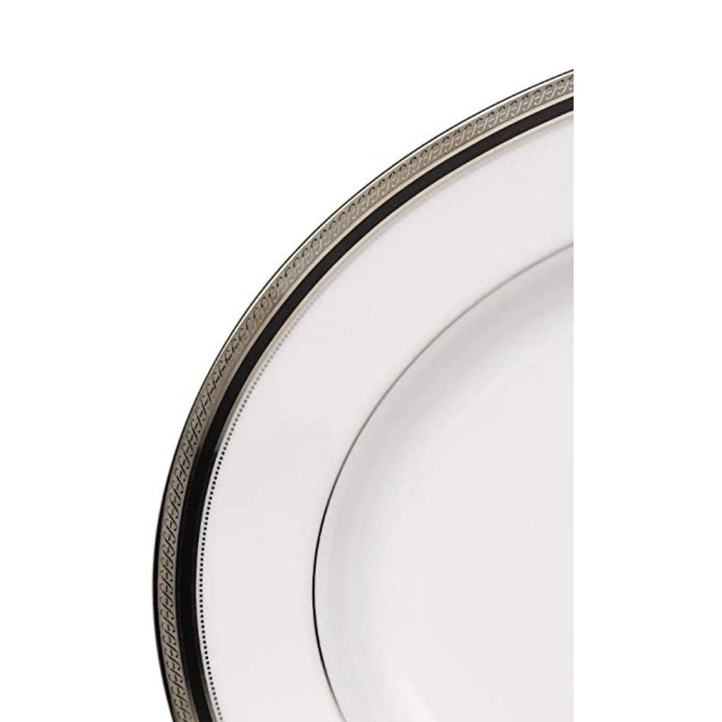 Noritake Austin Platinum Oval Platter, 14-Inch - Skyline Home Collection